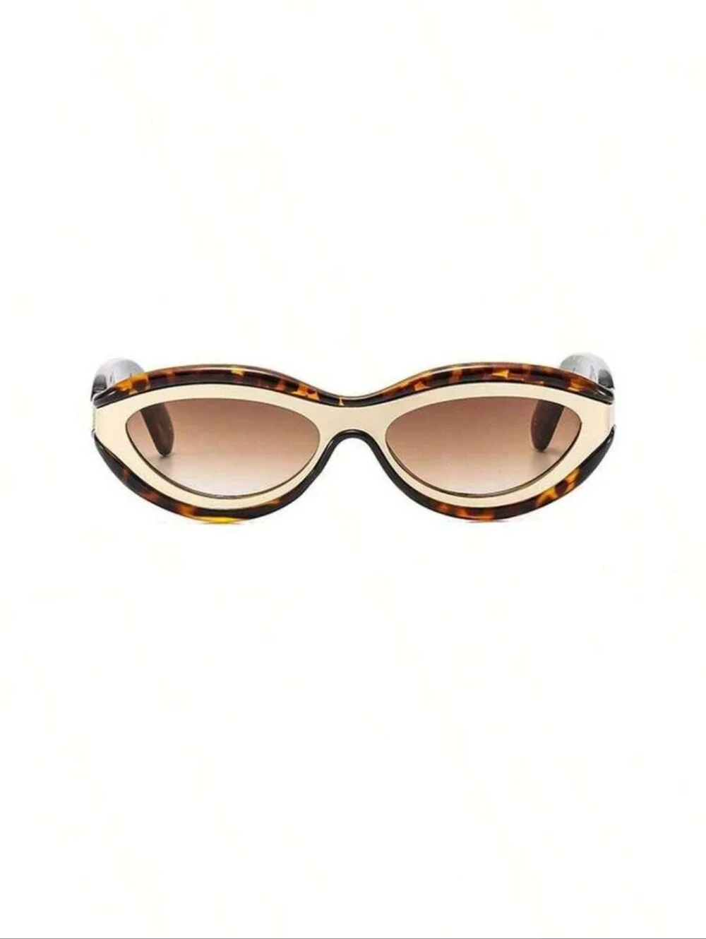 Ivory and Tortoiseshell Cat-Eye Sunglasses for Women